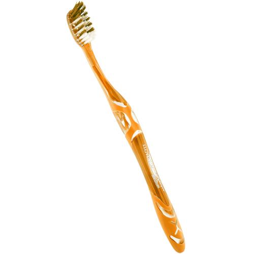 Elgydium Toothbrush Antiplaque Medium Μέτρια Οδοντόβουρτσα για Βαθύ Καθαρισμό & Απομάκρυνση Οδοντικής Πλάκας 1 Τεμάχιο - Πορτοκαλί